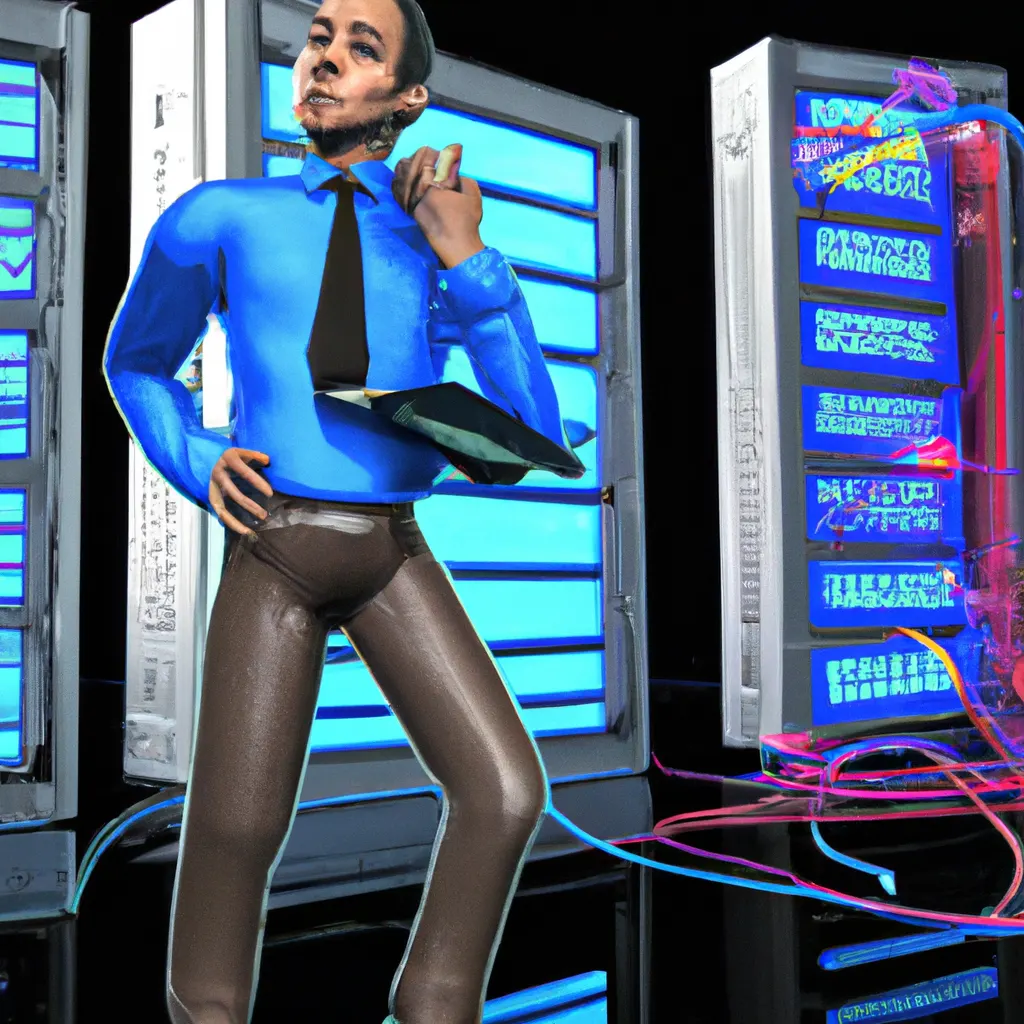 2023 AI-generated concept artwork for Network Systems and Data Communications Analyst