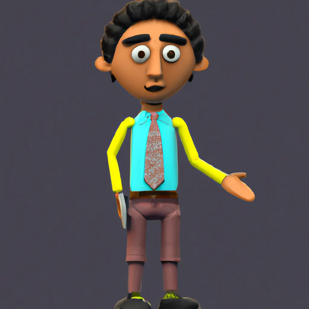 2023 AI-generated concept artwork for Office Clerk