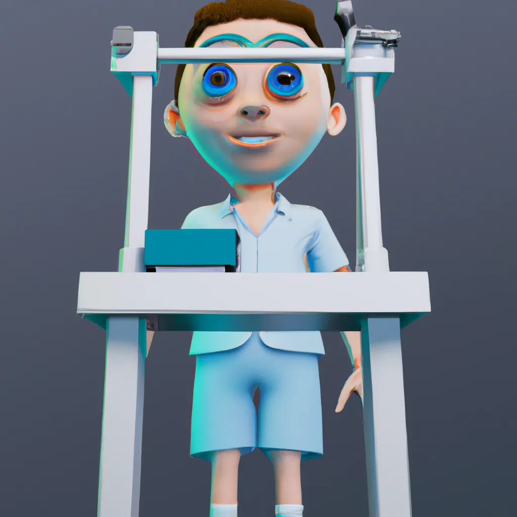 2023 AI-generated concept artwork for Ophthalmic Laboratory Technician