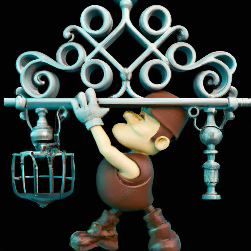 2023 AI-generated concept artwork for Ornamental Metalwork Installer