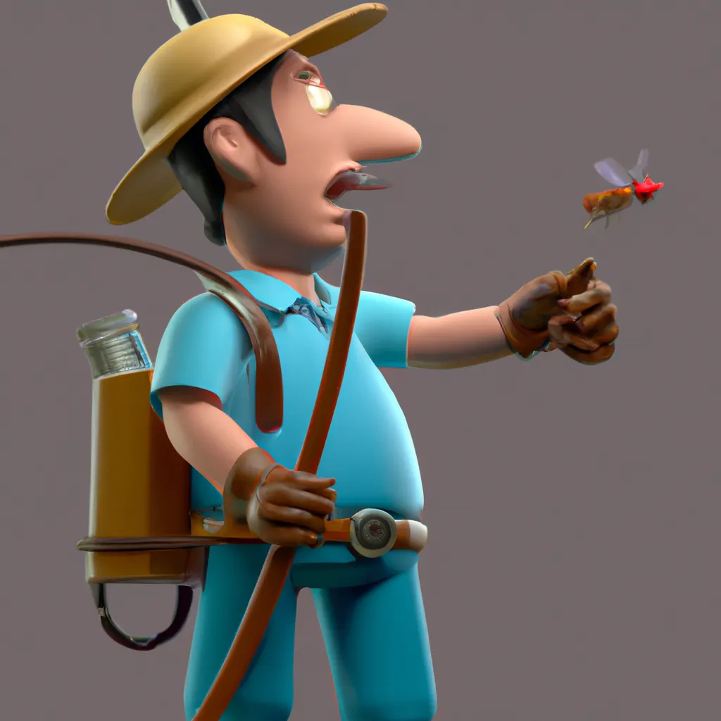 2023 AI-generated concept artwork for Pest Control Worker