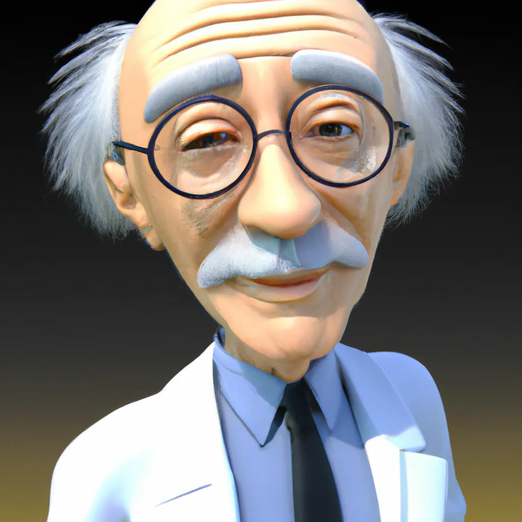 2023 AI-generated concept artwork for Physicist