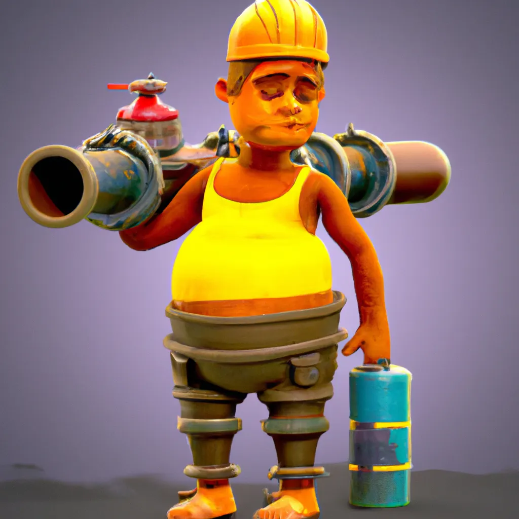 2023 AI-generated concept artwork for Pipelayer Helper