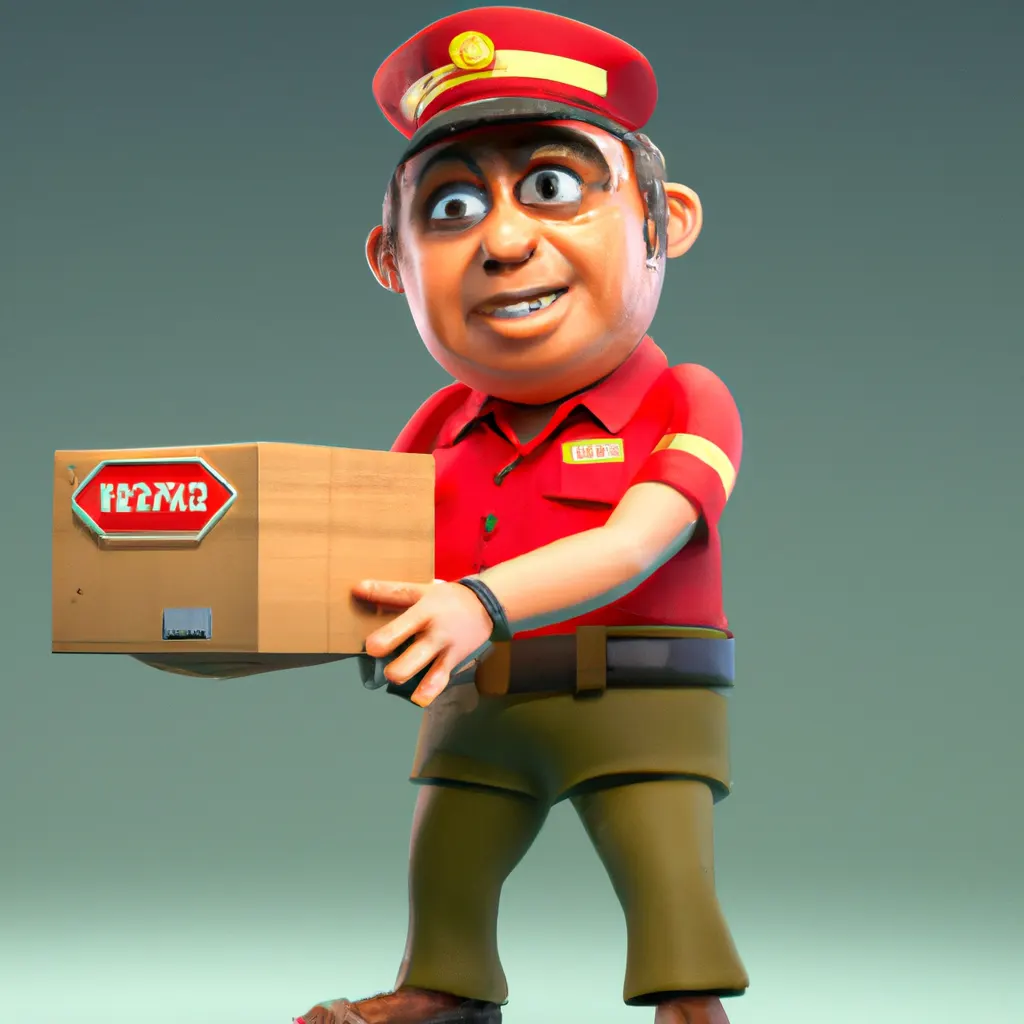 2023 AI-generated concept artwork for Postal Service Mail Carrier
