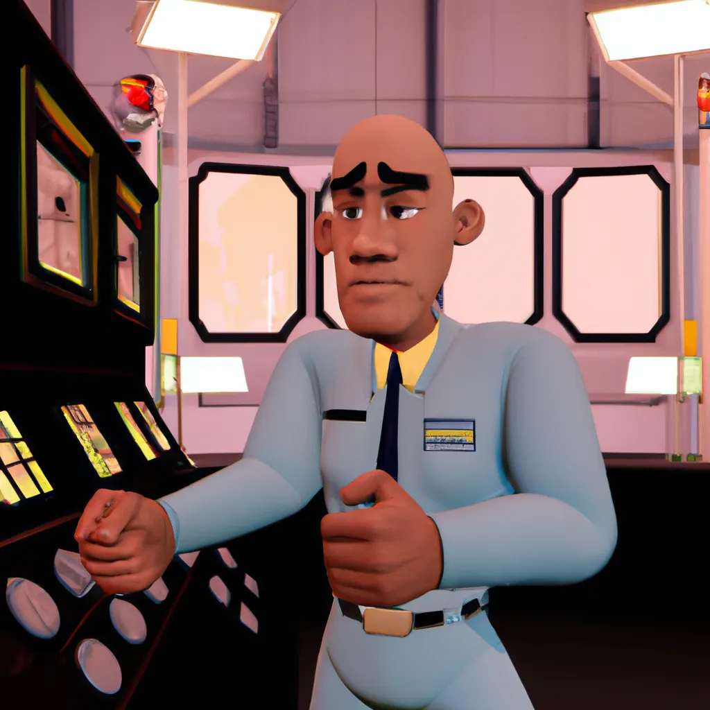 2023 AI-generated concept artwork for Power Plant Operator