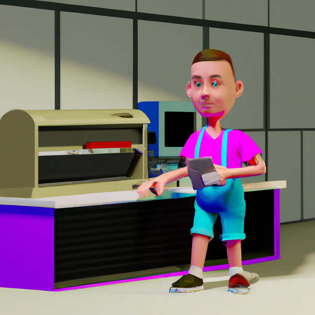 2023 AI-generated concept artwork for Prepress Technician and Worker