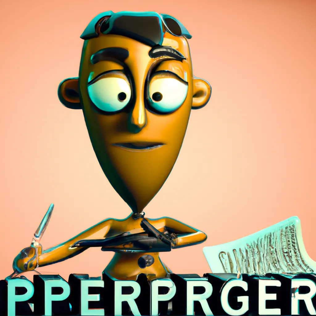 2023 AI-generated concept artwork for Proofreader