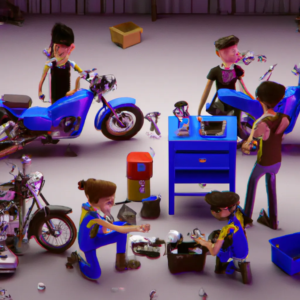 2023 AI-generated concept artwork for Wholesale and retail trade_ repair of motor vehicles and motorcycles