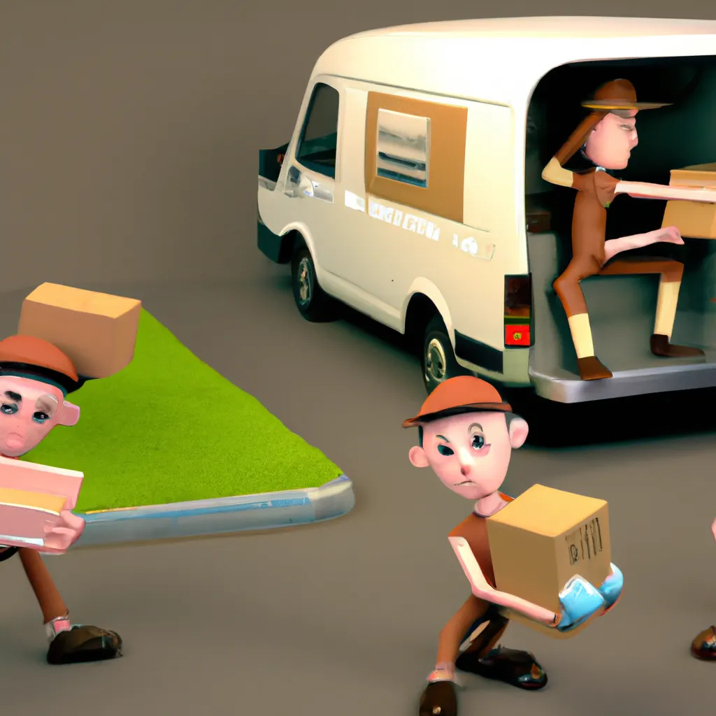 2023 AI-generated concept artwork for Postal and courier activities