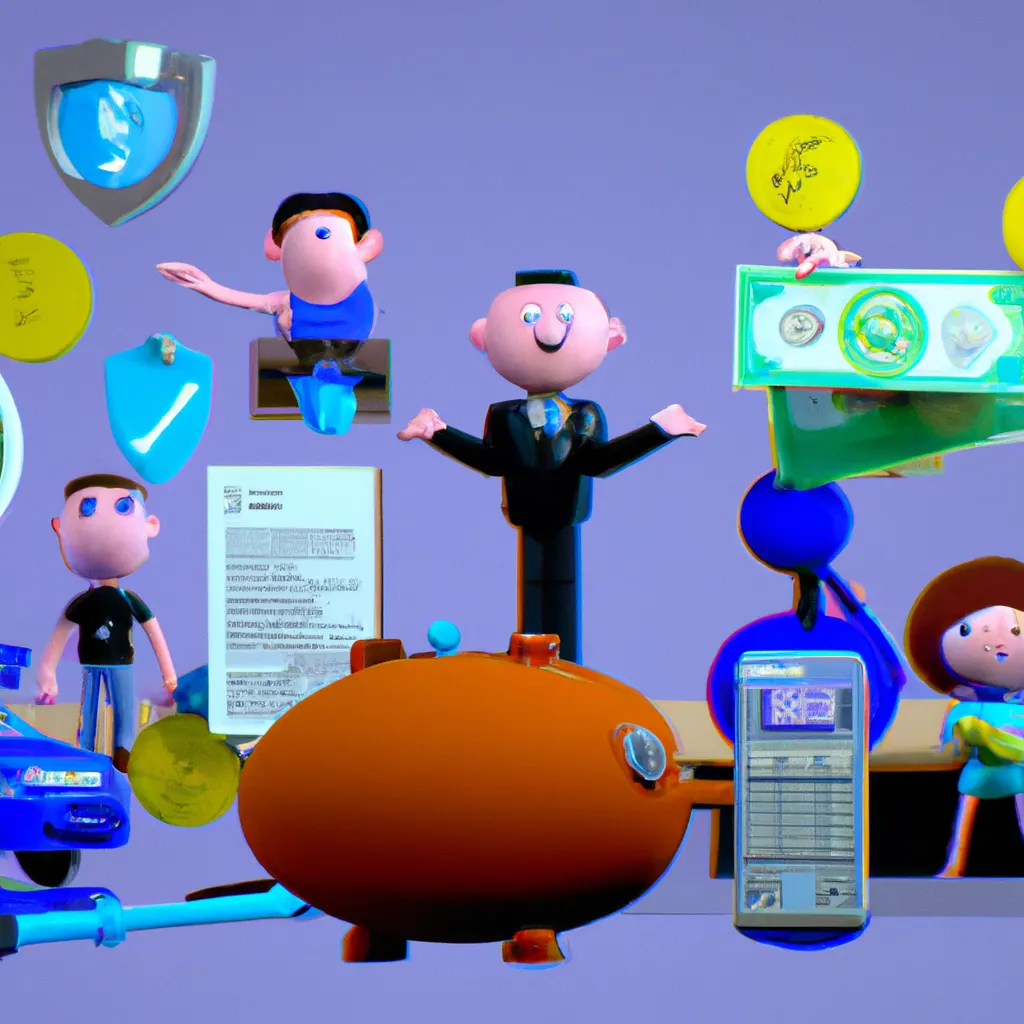 2023 AI-generated concept artwork for Financial service activities, except insurance and pension funding