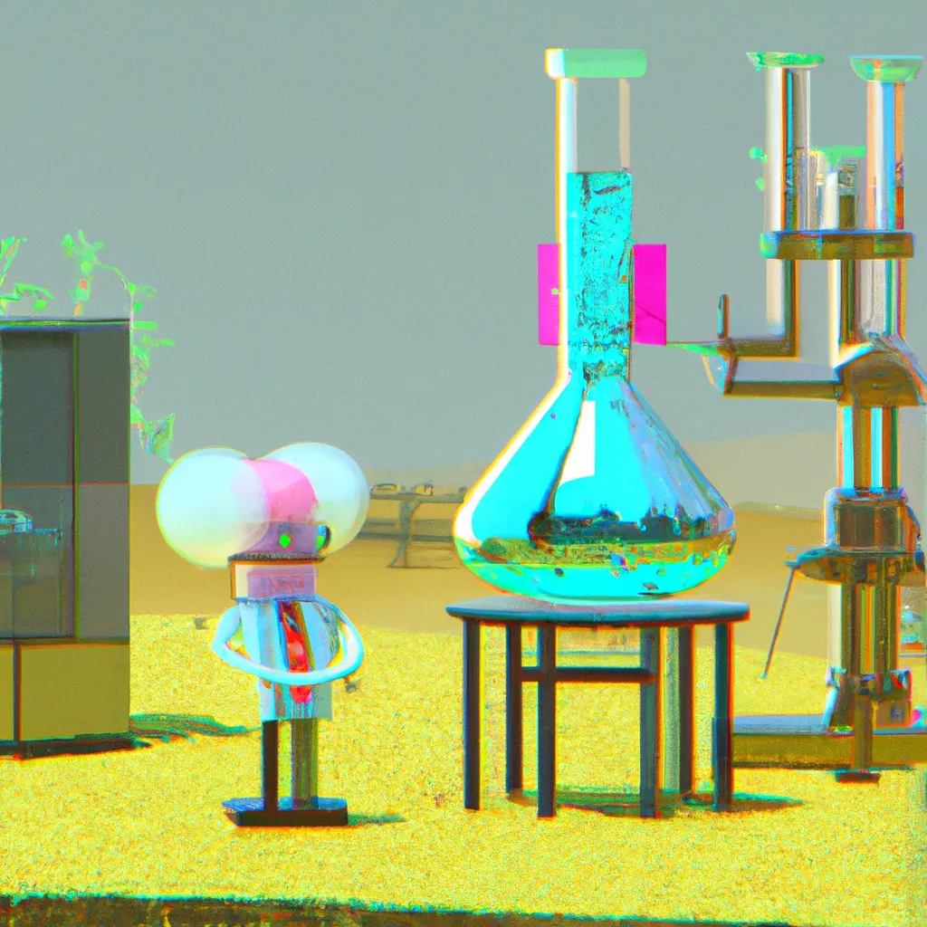 2023 AI-generated concept artwork for Research and experimental development on natural sciences and engineering