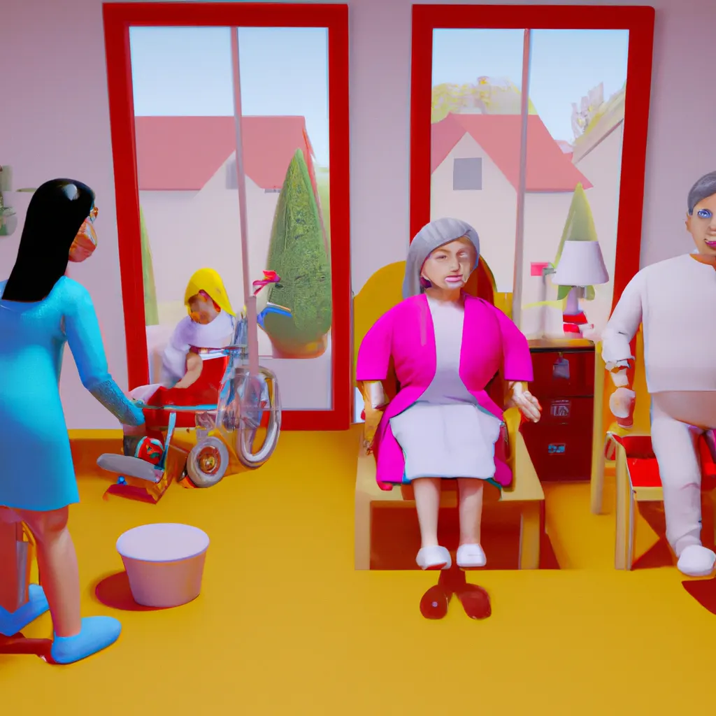 2023 AI-generated concept artwork for Residential care activities