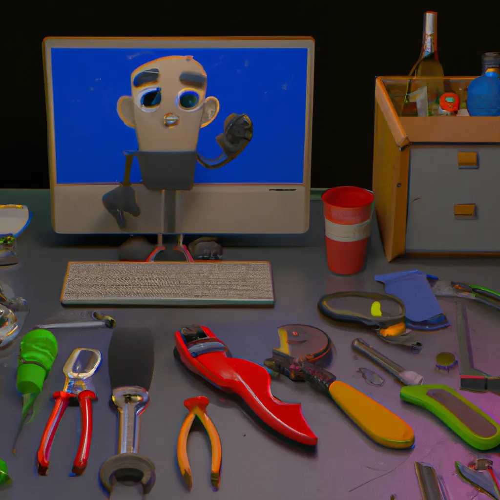 2023 AI-generated concept artwork for Repair of computers and personal and household goods