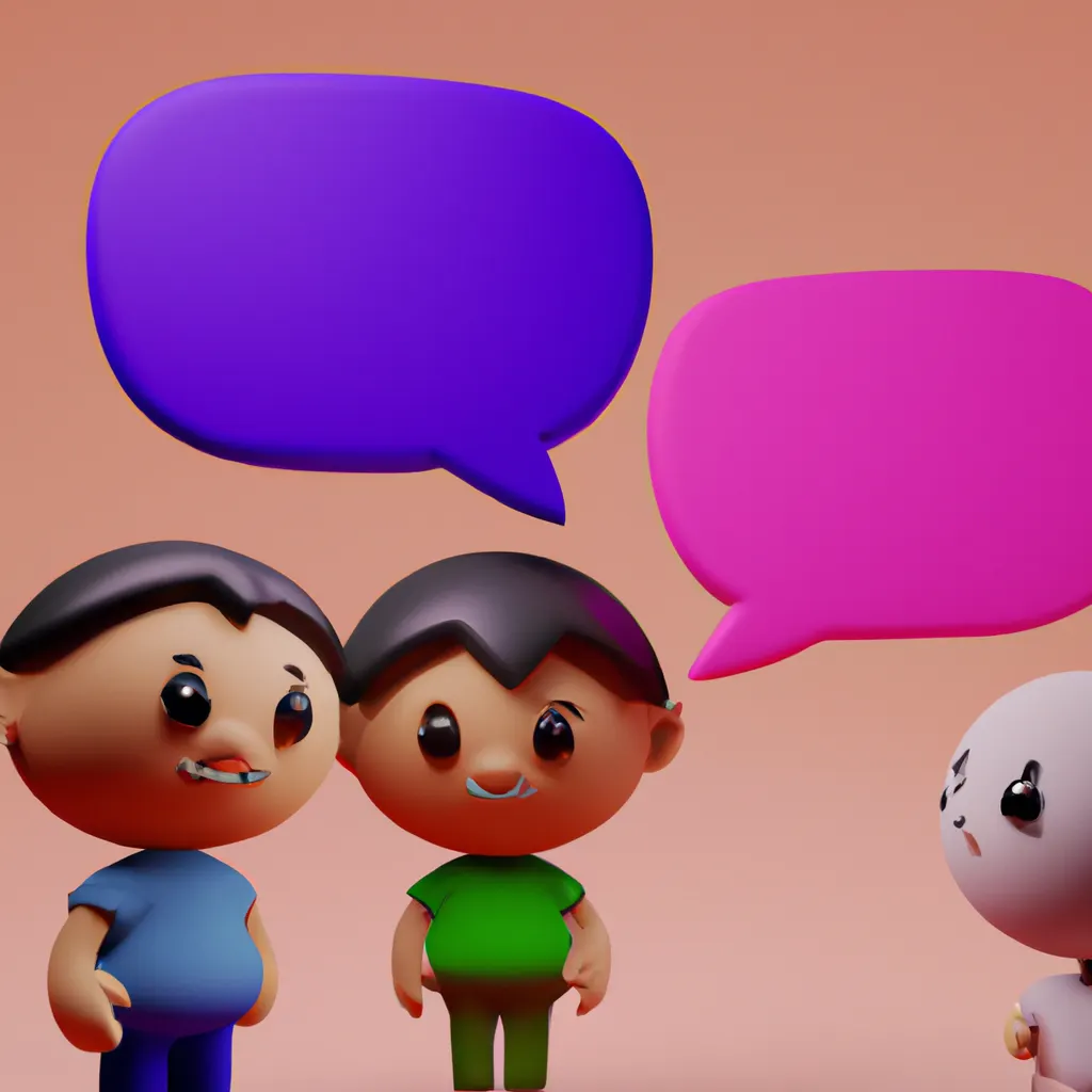 2023 AI-generated concept artwork for Friend Chat
