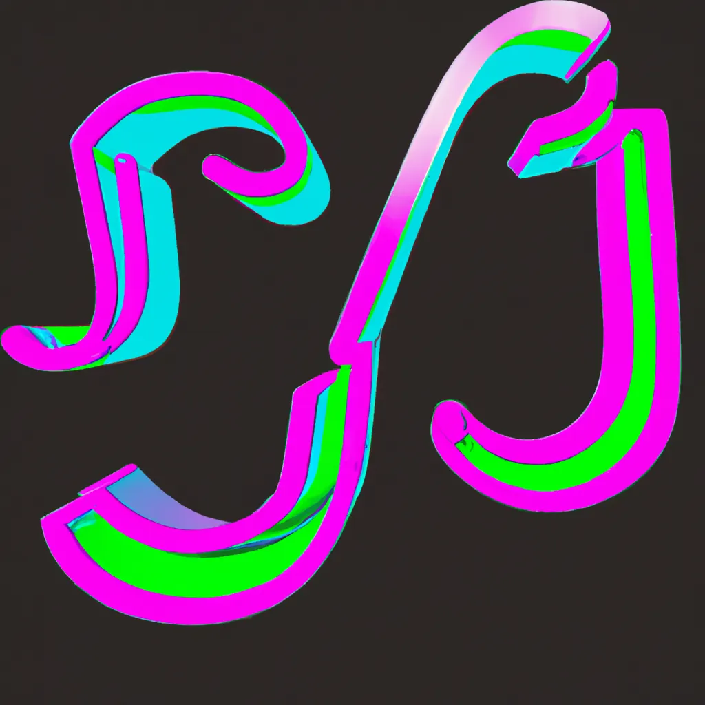 2023 AI-generated concept artwork for JavaScript one line function